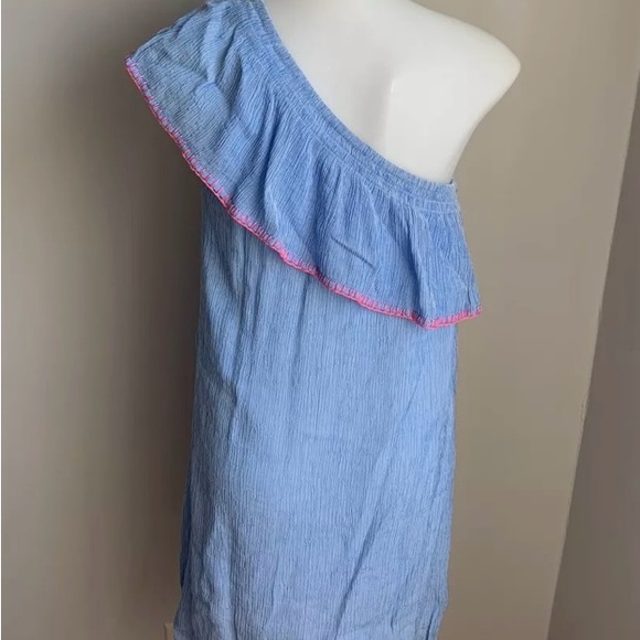 Lily Pulitzer XXS - can fit some Smalls - Blue Emmeline One Sh. Dress Worn 2x - Picture 2 of 4